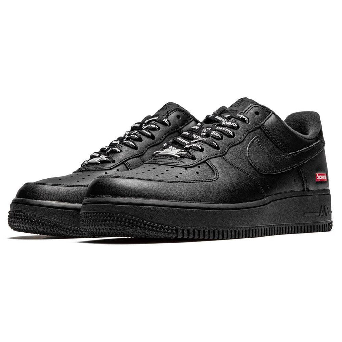 Supreme x Nike Air Force 1 Low 'Box Logo - Black'- Streetwear Fashion - ellesey.com