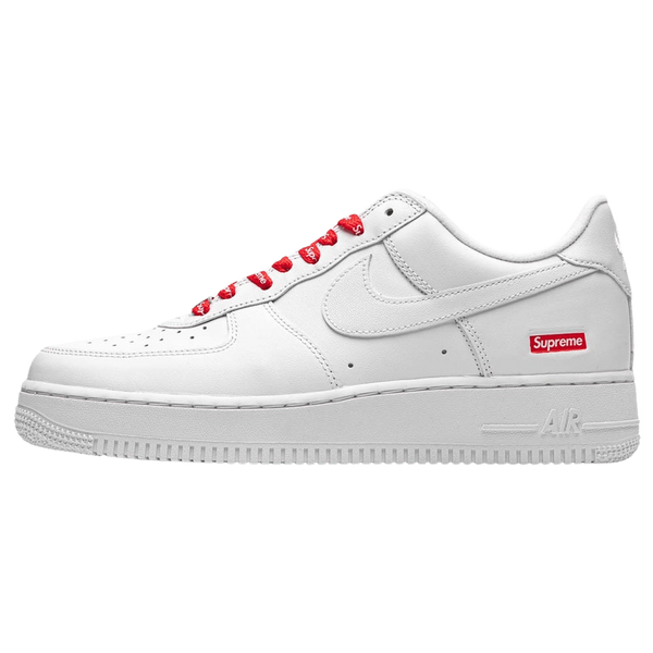 Supreme x Nike Air Force 1 Low 'Box Logo - White'- Streetwear Fashion - ellesey.com