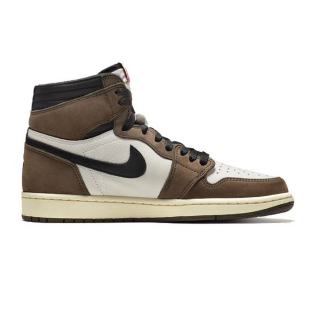 Travis Scott x Air Jordan 1 Retro High OG 'Mocha'- Streetwear Fashion - ellesey.com