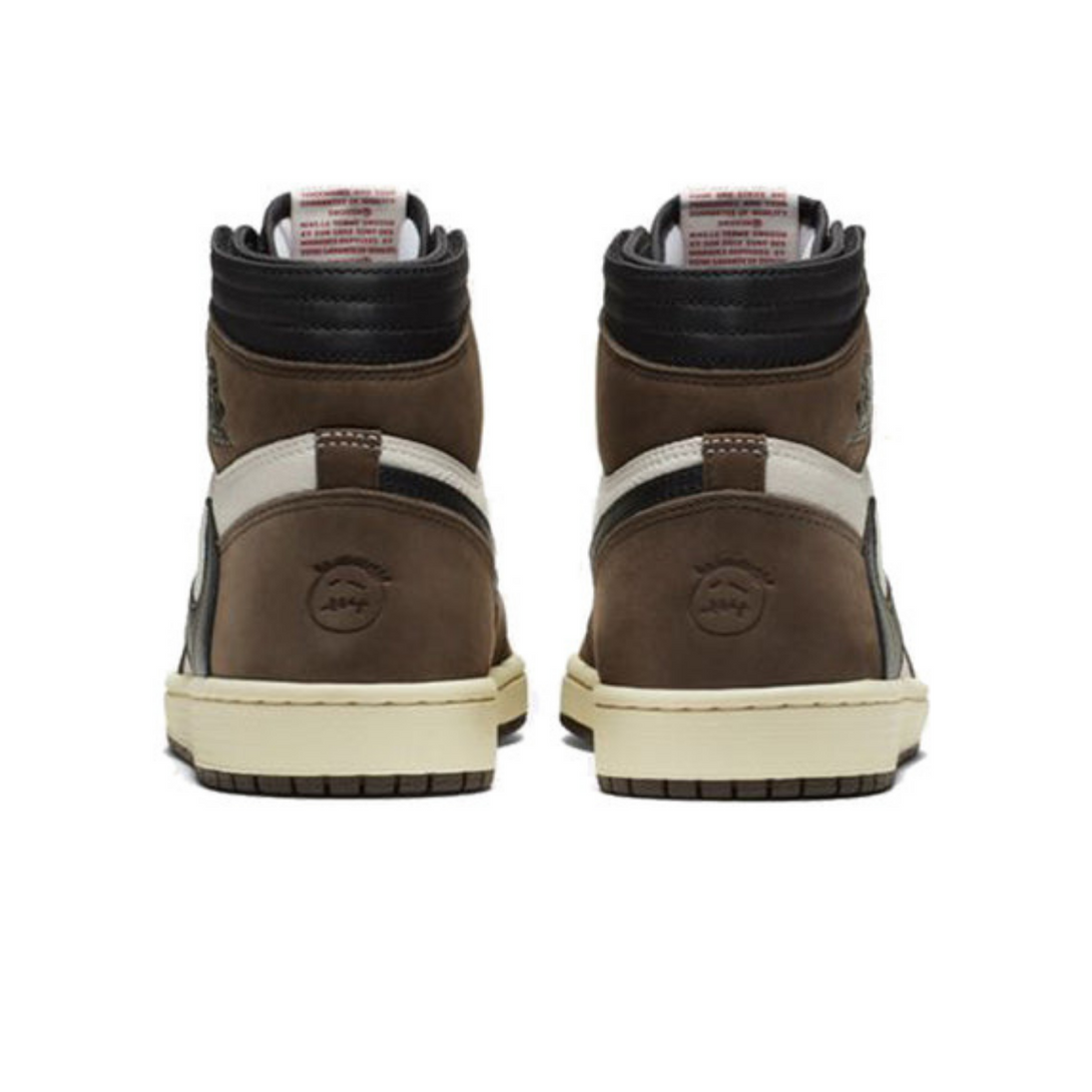 Travis Scott x Air Jordan 1 Retro High OG 'Mocha'- Streetwear Fashion - ellesey.com