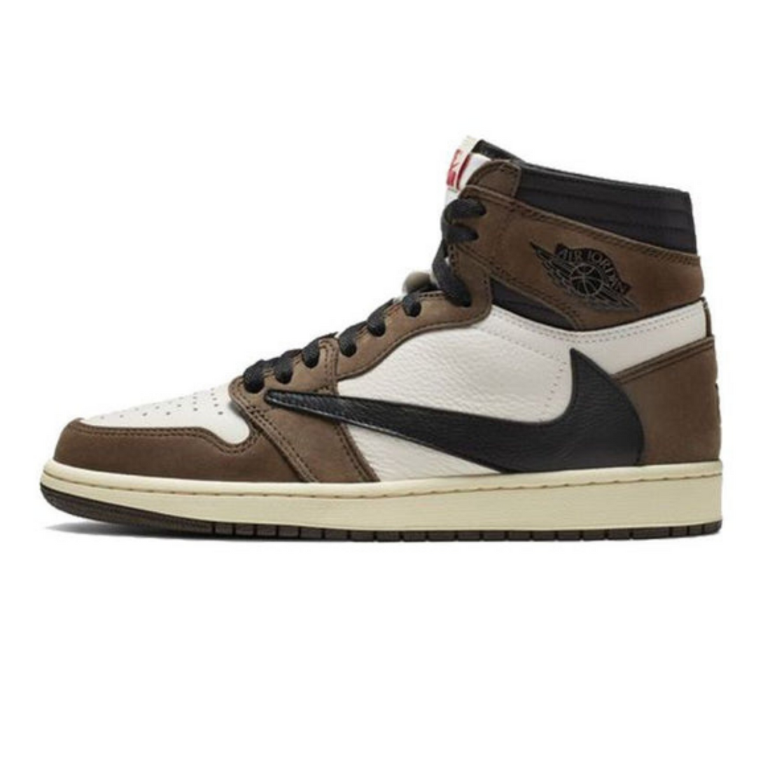 Travis Scott x Air Jordan 1 Retro High OG 'Mocha'- Streetwear Fashion - ellesey.com