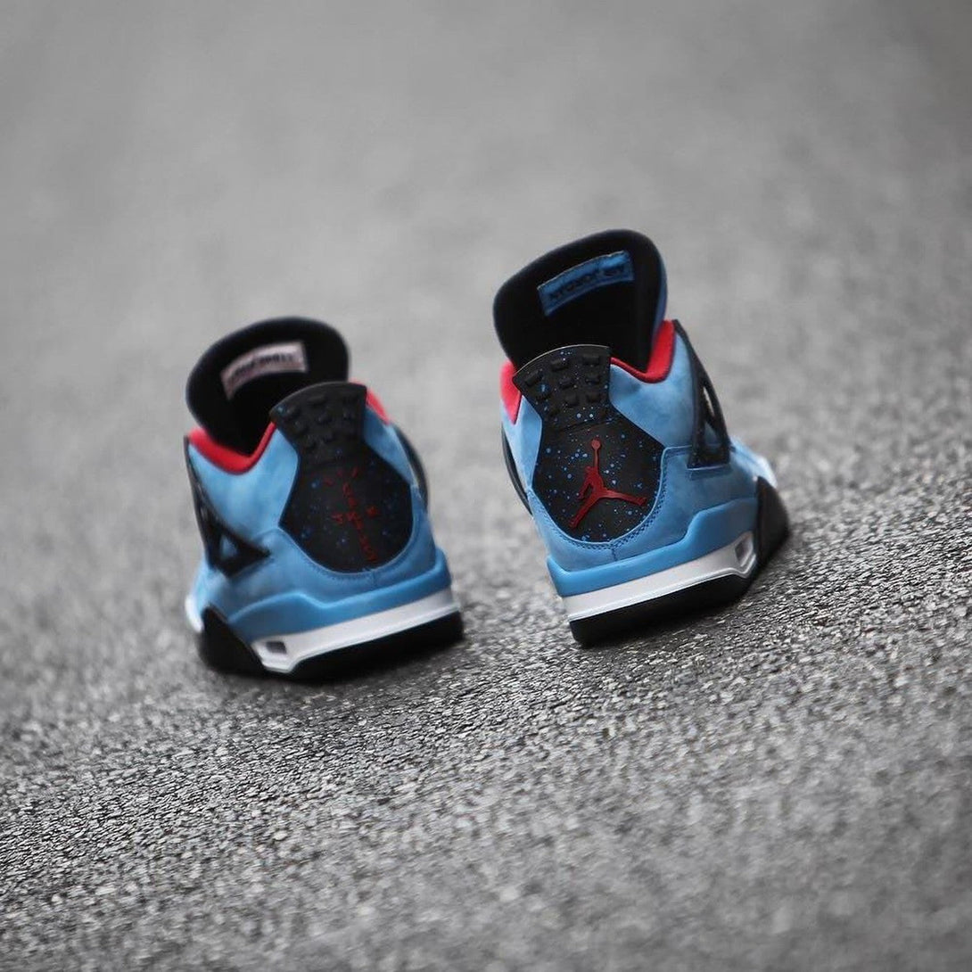 Travis Scott x Air Jordan 4 Houston Oilers Cactus Jack- Streetwear Fashion - ellesey.com