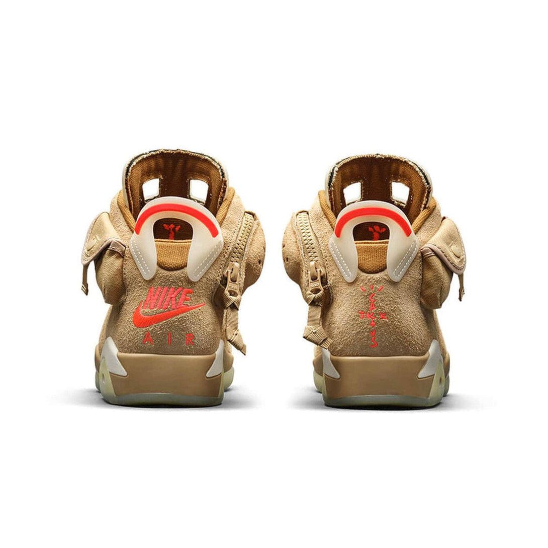 Travis Scott x Air Jordan 6 Retro 'British Khaki'- Streetwear Fashion - ellesey.com