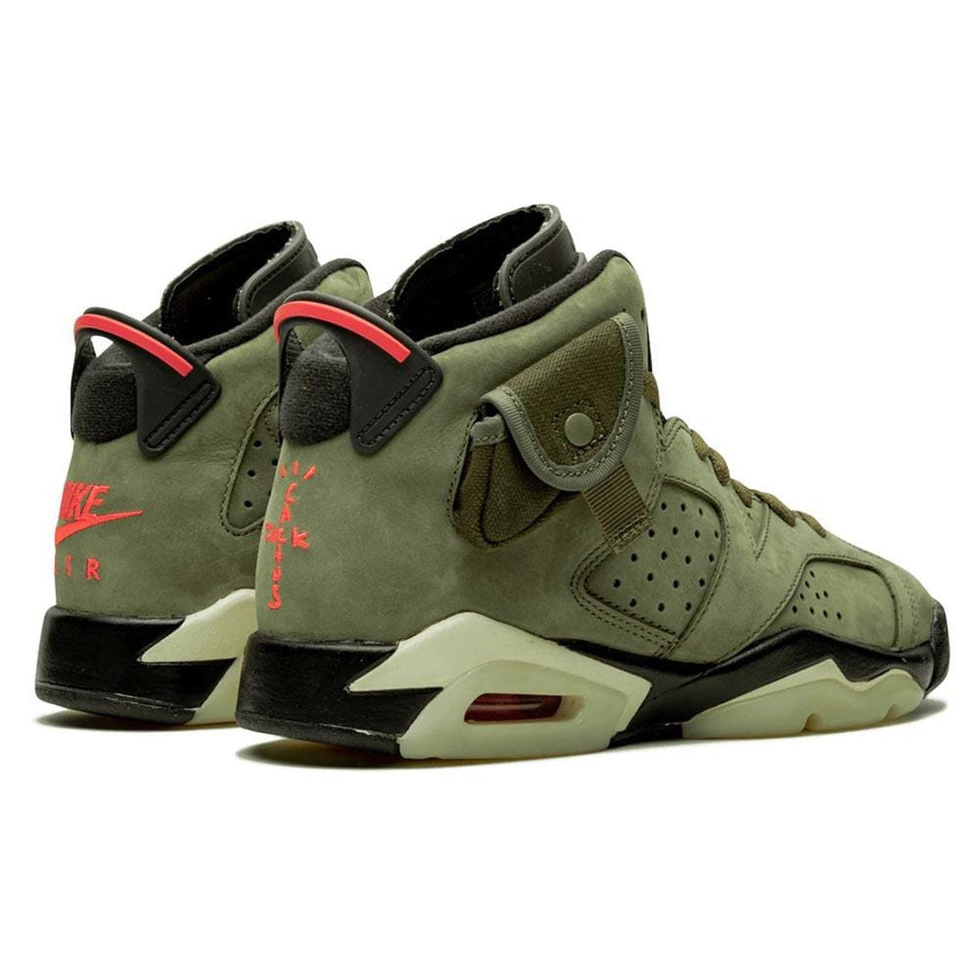 Travis Scott x Air Jordan 6 Retro GS 'Olive'- Streetwear Fashion - ellesey.com