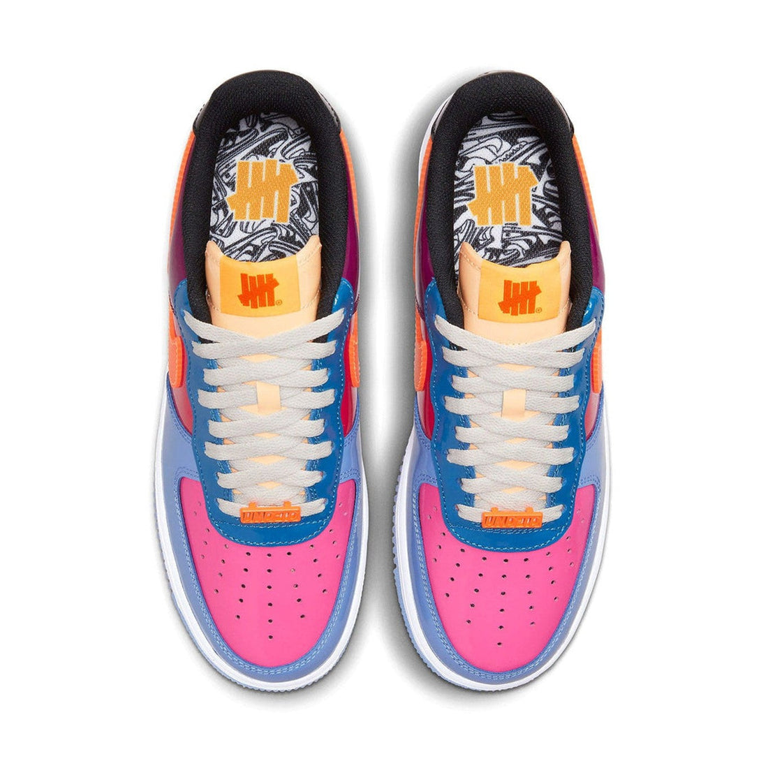 Undefeated x Nike Air Force 1 Low 'Total Orange'- Streetwear Fashion - ellesey.com