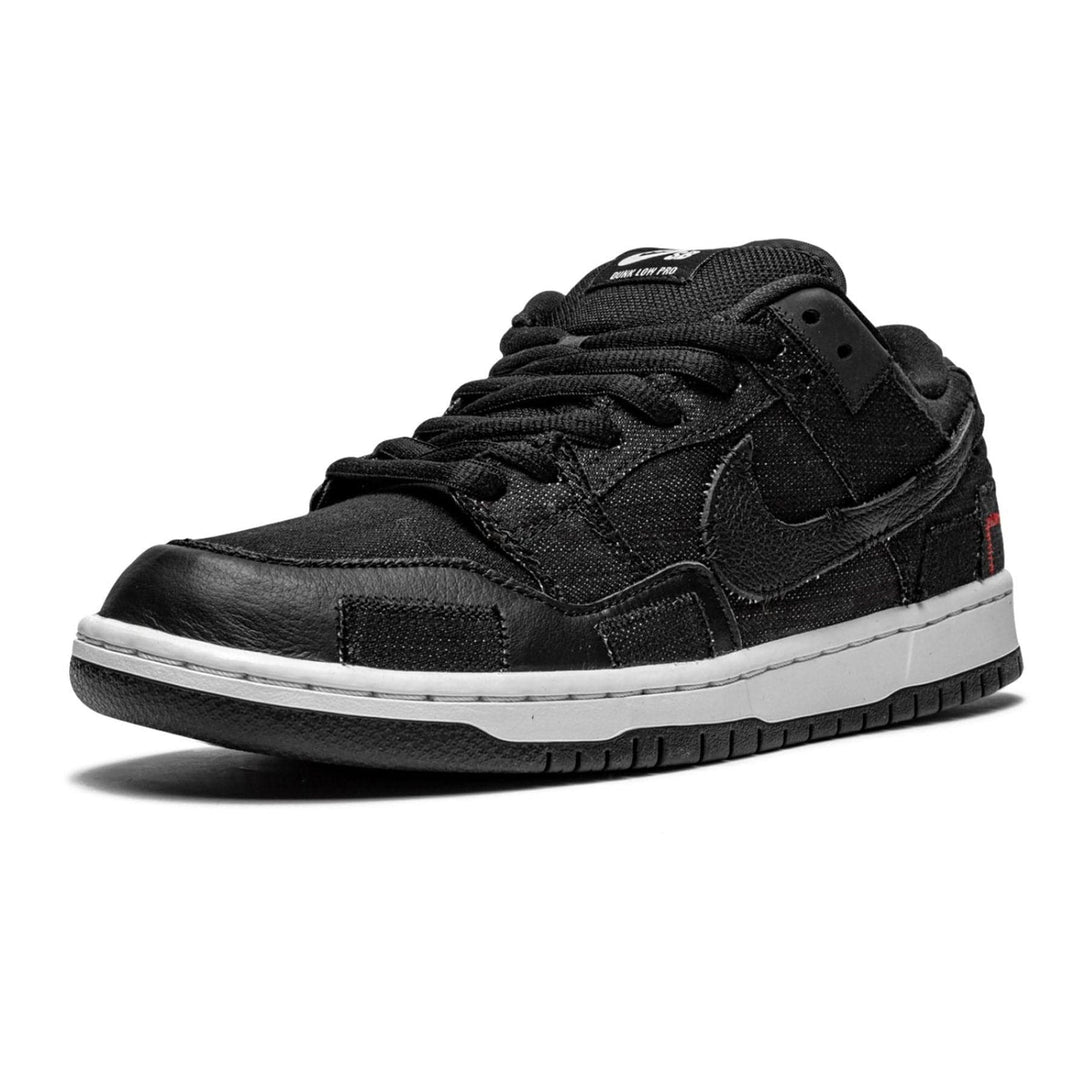 Wasted Youth x Nike Dunk Low SB 'Black Denim'- Streetwear Fashion - ellesey.com