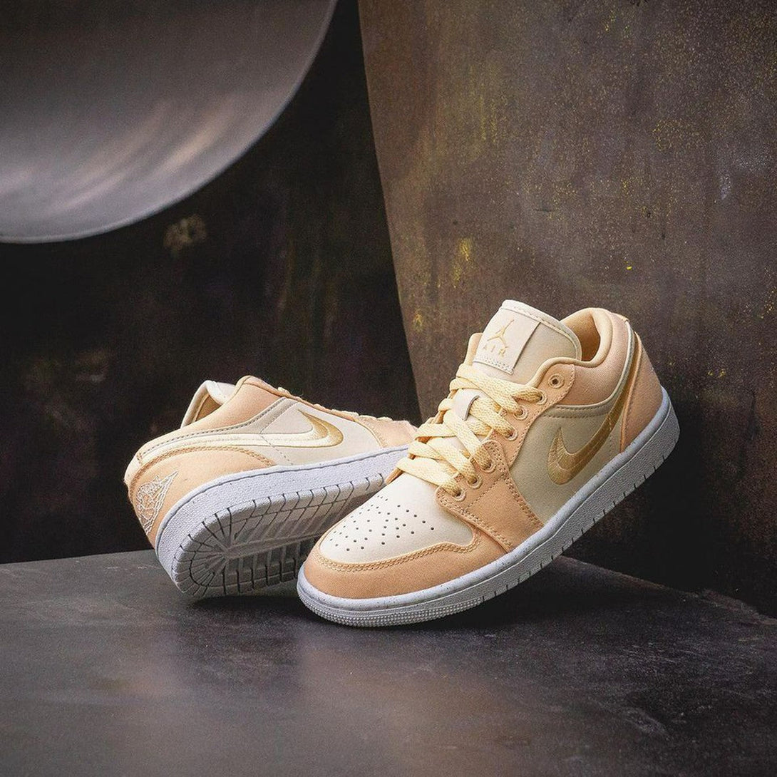 Wmns Air Jordan 1 Low SE Celestial Gold- Streetwear Fashion - ellesey.com